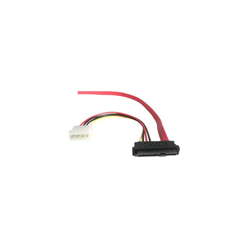 StarTech.com 18in SAS 29 Pin to SATA Cable with LP4 Power - 18in SAS 29 pin to SATA Cable - 18in SFF 8482 to SATA (SAS729PW18)