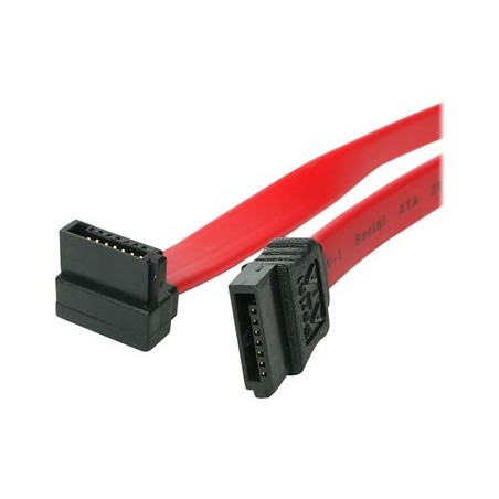 StarTech.com 18in SATA to Right Angle SATA Serial ATA Cable - 18in SATA Cable - 18 SATA Cable - 18in angled SATA Cable - Kabel