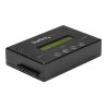 StarTech.com 1:1 Hard Drive Duplicator and Eraser for 2.5" & 3.5" SATA HDD SSD - LCD & RS-232 - 14GBpm Duplication Speed