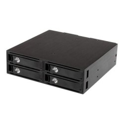 StarTech.com 4-Bay Mobile Rack Backplane for 2.5in SATA/SAS Drives - Hot Swap SSDs/HDDs from 5-15mm - Supports SAS II & SATA