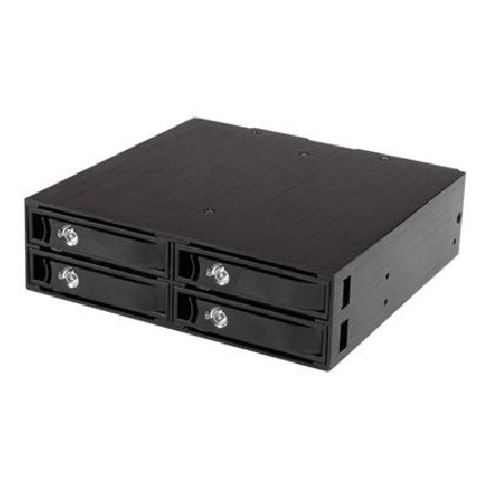 StarTech.com 4-Bay Mobile Rack Backplane for 2.5in SATA/SAS Drives - Hot Swap SSDs/HDDs from 5-15mm - Supports SAS II & SATA