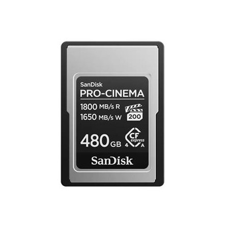 SanDisk PRO-CINEMA - Pametová karta flash - 480 GB - CFexpress typ A