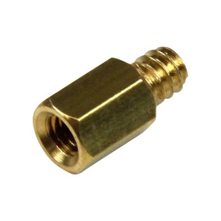 StarTech.com Metal Jackscrew Standoffs 6-32 - Jackscrew standoff - 0.2 in (pack of 50) - SCREWNUTM - Jackscrew standoff - 0.4