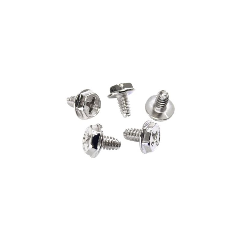 StarTech.com Replacement PC Mounting Screws 6-32 x 1/4in Long Standoff - Screw kit - silver - 0.2 in (pack of 50) - SCREW6_32