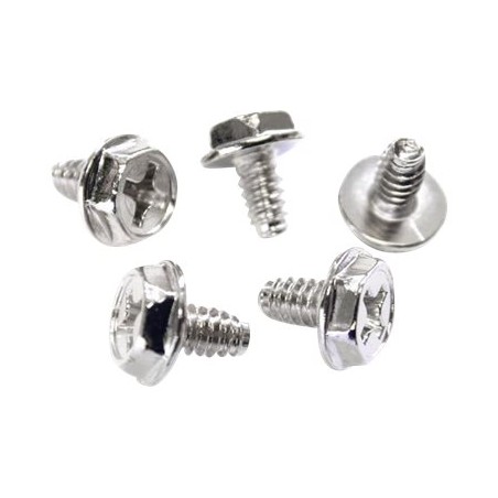 StarTech.com Replacement PC Mounting Screws 6-32 x 1/4in Long Standoff - Screw kit - silver - 0.2 in (pack of 50) - SCREW6_32