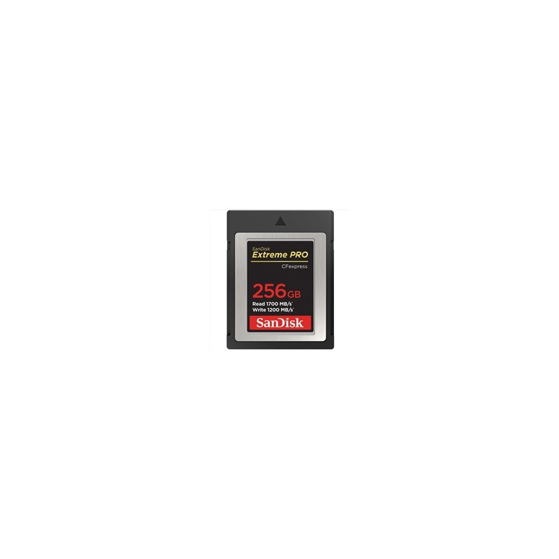 SanDisk Extreme Pro CFexpress Card 256GB, Type B, 1700MB/s Read, 1200MB/s Write