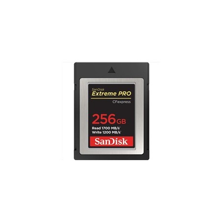 SanDisk Extreme Pro CFexpress Card 256GB, Type B, 1700MB/s Read, 1200MB/s Write