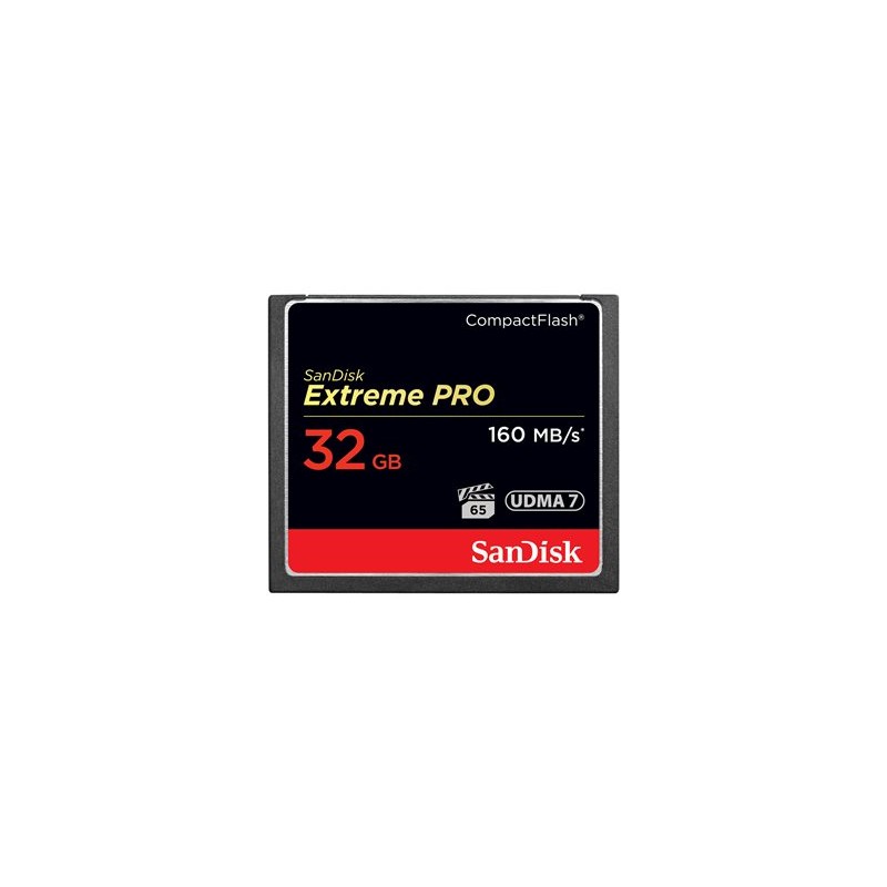 SanDisk Extreme Pro - Paměťová karta flash - 32 GB - 1000x/1067x - CompactFlash