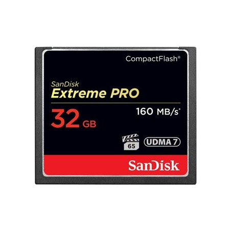 SanDisk Extreme Pro - Paměťová karta flash - 32 GB - 1000x/1067x - CompactFlash