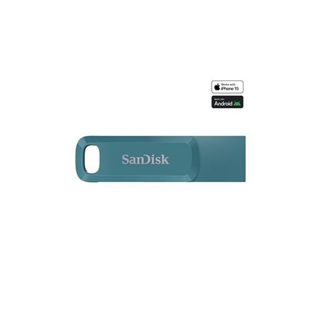 SanDisk Ultra Dual Drive Go - Jednotka USB flash - 1 TB - USB 3.1 Gen 1 / USB-C - navagio bay