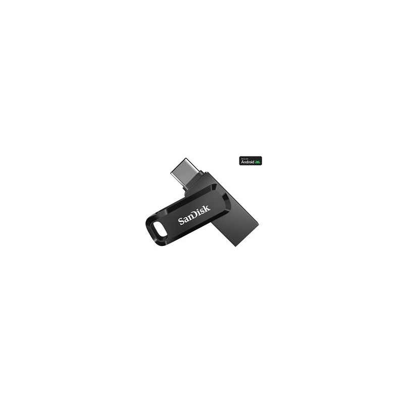 SanDisk Ultra Dual Drive Go - Jednotka USB flash - 2 TB - USB 3.2 Gen 1 / USB-C - cerná
