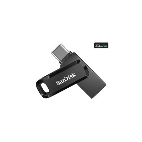 SanDisk Ultra Dual Drive Go - Jednotka USB flash - 2 TB - USB 3.2 Gen 1 / USB-C - cerná