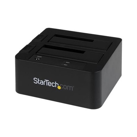 StarTech.com Dual-Bay USB 3.0 eSATA to SATA Hard Drive Docking Station, USB Hard Drive Dock, External 2.53.5 SATA IIIIII