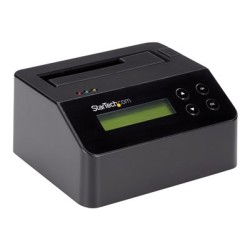 StarTech.com USB 3.0 Hard Drive Eraser Dock for 2.5" & 3.5" SATA SSD HDD + 4Kn Drive - LCD/ RS232 - Secure Erase HDD Wiper