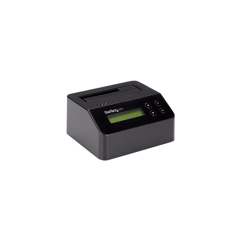 StarTech.com USB 3.0 Hard Drive Eraser Dock for 2.5" & 3.5" SATA SSD HDD + 4Kn Drive - LCD/ RS232 - Secure Erase HDD Wiper