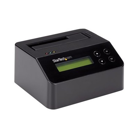 StarTech.com USB 3.0 Hard Drive Eraser Dock for 2.5" & 3.5" SATA SSD HDD + 4Kn Drive - LCD/ RS232 - Secure Erase HDD Wiper