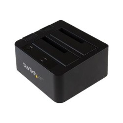 StarTech.com Dual-Bay USB 3.1 to SATA Hard Drive Docking Station, USB 3.1 (10 Gbps) Hard Drive Dock, External 2.53.5 SATA