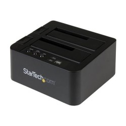 StarTech.com Standalone Hard Drive Duplicator, Dual Bay HDDSSD ClonerCopier, USB 3.1 (10 Gbps) to SATA III (6Gbps) HDDSSD