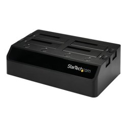 StarTech.com 4-Bay USB 3.0 to SATA Hard Drive Docking Station, USB Hard Drive Dock, External 2.53.5 SATA III (6Gbps) SSDHDD