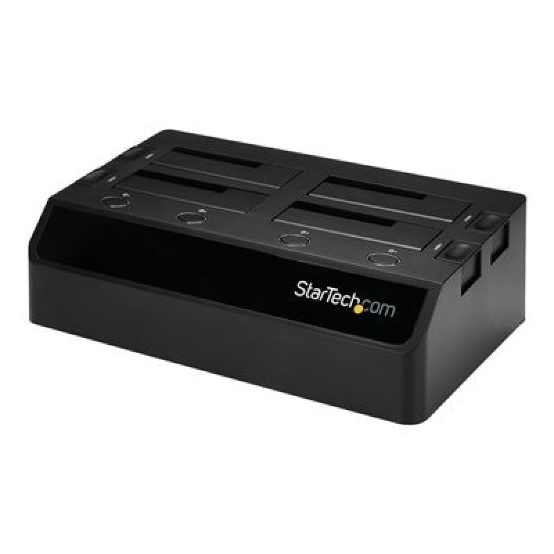 StarTech.com 4-Bay USB 3.0 to SATA Hard Drive Docking Station, USB Hard Drive Dock, External 2.53.5 SATA III (6Gbps) SSDHDD