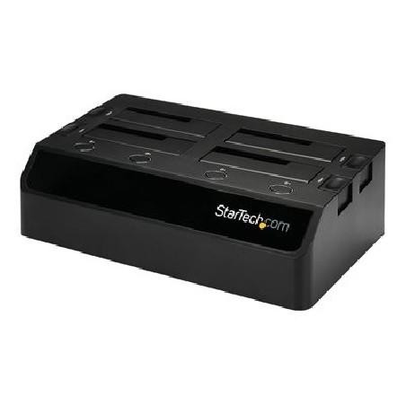 StarTech.com 4-Bay USB 3.0 to SATA Hard Drive Docking Station, USB Hard Drive Dock, External 2.53.5 SATA III (6Gbps) SSDHDD