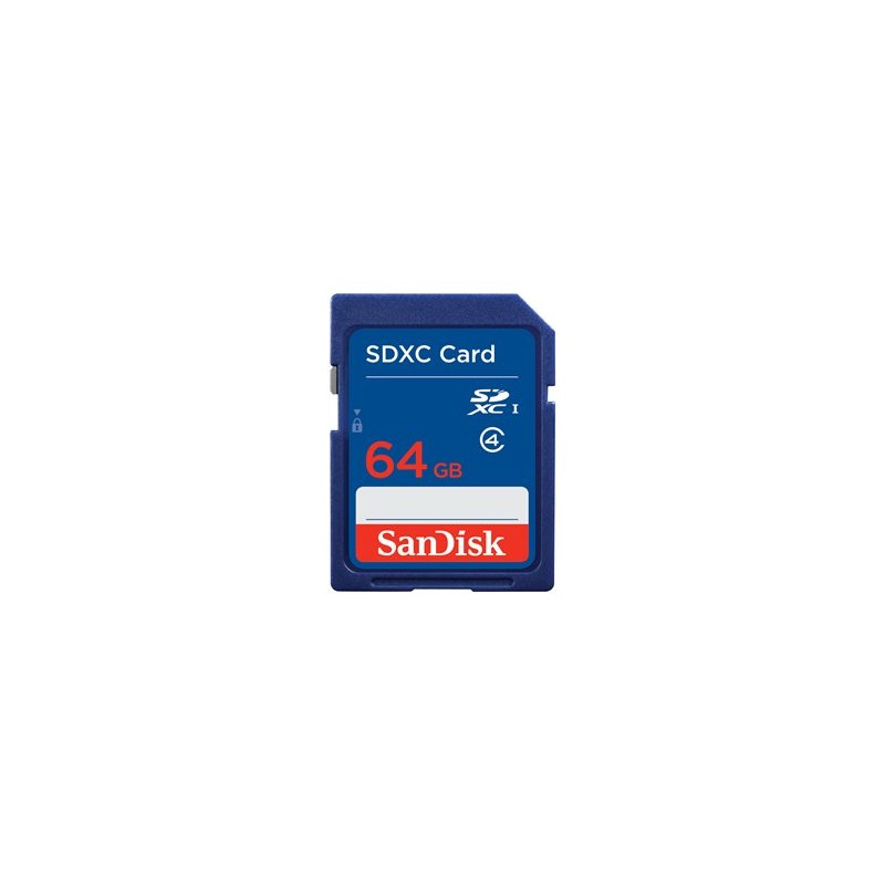 SanDisk - Paměťová karta flash - 64 GB - Třída 4 - SDXC