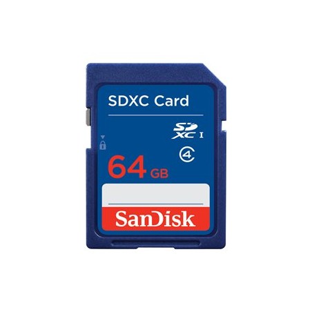SanDisk - Paměťová karta flash - 64 GB - Třída 4 - SDXC