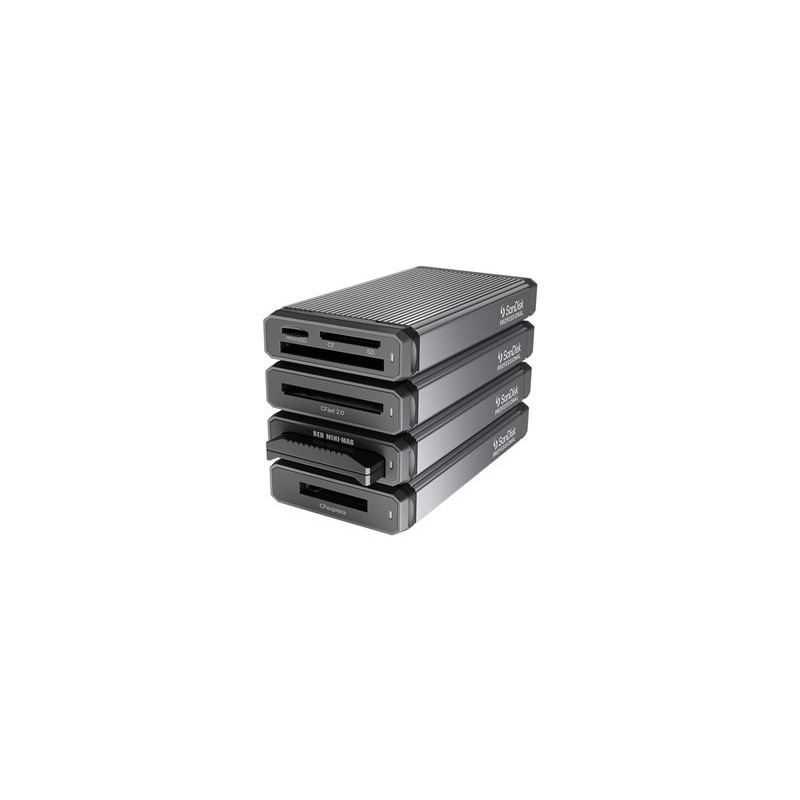 SanDisk Professional PRO-READER - Čtečka karet (SD, microSD, CF) - USB-C 3.2 Gen 1