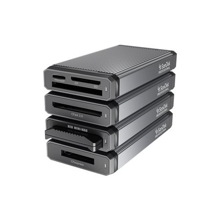 SanDisk Professional PRO-READER - Čtečka karet (SD, microSD, CF) - USB-C 3.2 Gen 1