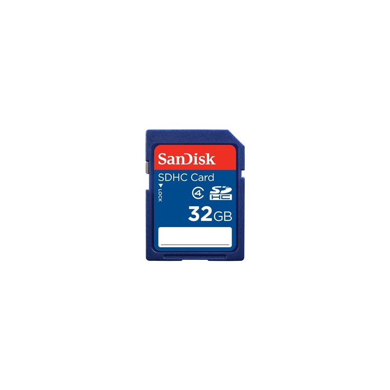 SanDisk Standard - Paměťová karta flash - 32 GB - Třída 4 - SDHC