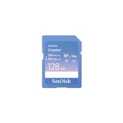 SanDisk Creator - Paměťová karta flash - 128 GB - Video Class V60 / UHS-II U3 / Class10 - SDXC UHS-II