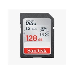 SanDisk SDXC karta 128GB Ultra (100MB/s Class 10 UHS-I)
