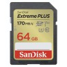 SanDisk SDXC karta 64GB Extreme PLUS (200 MB/s Class 10, UHS-I U3 V30)