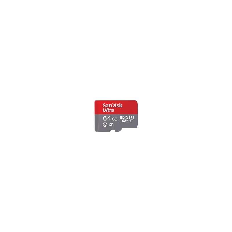 SanDisk MicroSDXC karta 64GB Ultra (140MB/s, A1 Class 10 UHS-I ) + adaptér