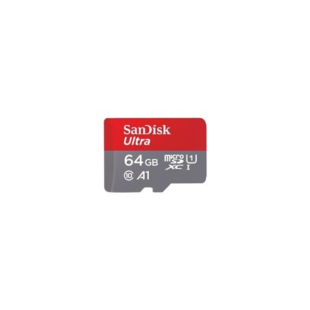 SanDisk MicroSDXC karta 64GB Ultra (140MB/s, A1 Class 10 UHS-I ) + adaptér