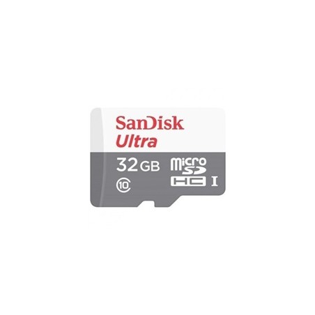 SanDisk MicroSDHC karta 32GB Ultra (R:100/W:100 MB/s, UHS-I, C10) + adaptér