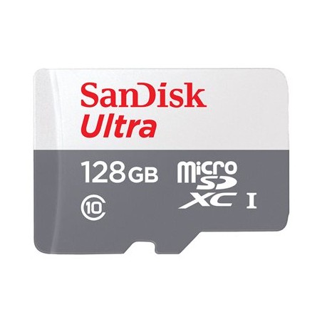 SanDisk Ultra - Paměťová karta flash - 128 GB - Class 10 - microSDXC UHS-I