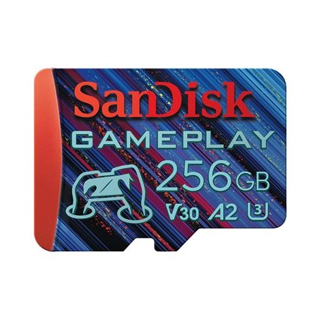 SanDisk GamePlay - Paměťová karta flash - 256 GB - A2 - microSDXC UHS-I