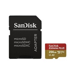 SanDisk micro SDXC karta 2TB Extreme PLUS (200 MB/s Class 10, UHS-I U3 V30) + adaptér
