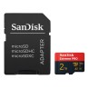 SanDisk Extreme Pro - Paměťová karta flash (SD adapter zahrnuto) - 2 TB - A2 / Video Class V30 / UHS-I U3 - microSDXC UHS-I