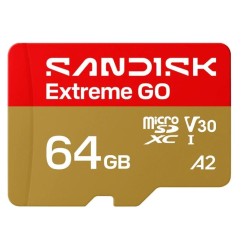 SanDisk micro SDXC karta 64GB Extreme GO (170 MB/s , UHS-I U3 V30)