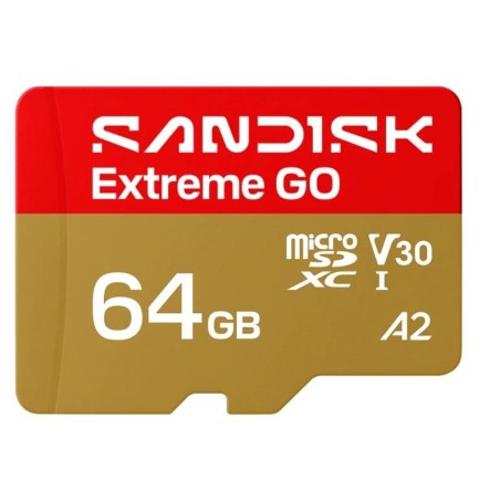SanDisk micro SDXC karta 64GB Extreme GO (170 MB/s , UHS-I U3 V30)