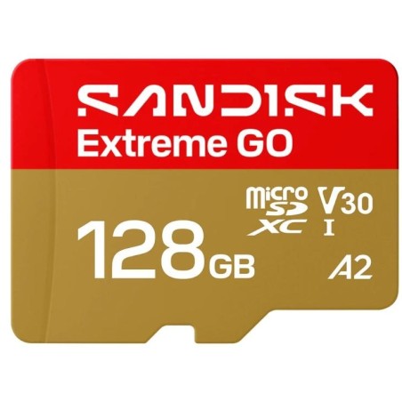 SanDisk micro SDXC karta 128GB Extreme GO (240 MB/s , UHS-I U3 V30)