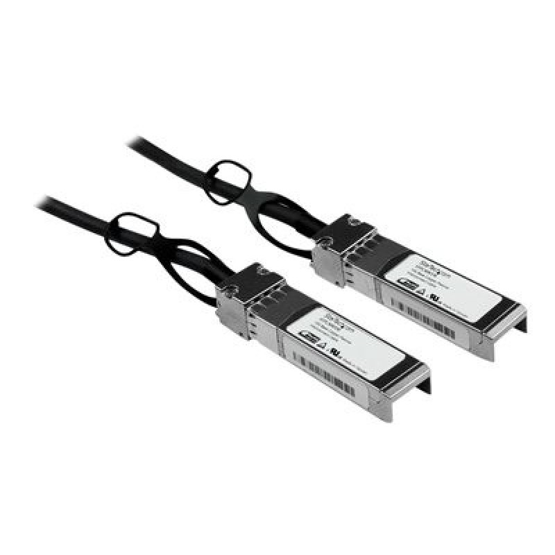 StarTech.com Cisco SFP-H10GB-CU1M Compatible 1m 10G SFP+ to SFP+ Direct Attach Cable Twinax, 10GbE SFP+ Copper DAC 10Gbps Low