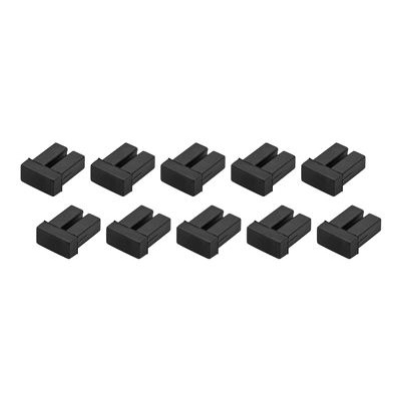 StarTech.com LC SFP Dust Covers 10pk - Fiber Optic Dust Caps - SFP Port Dust Covers (SFPLCCAP10) - Krytka proti prachu - černá