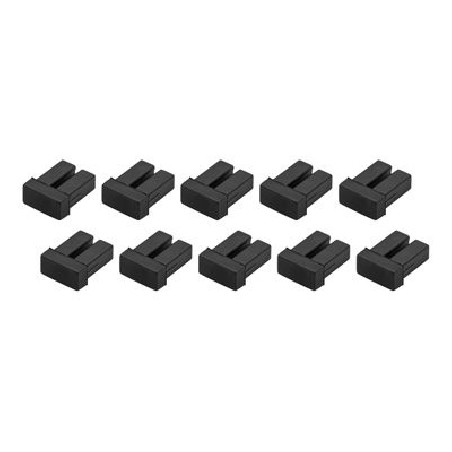 StarTech.com LC SFP Dust Covers 10pk - Fiber Optic Dust Caps - SFP Port Dust Covers (SFPLCCAP10) - Krytka proti prachu - černá