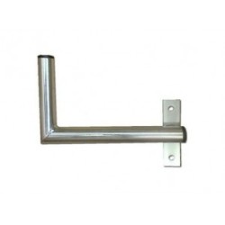 Anténní držák na okno 25cm pravý, průměr 28mm