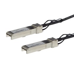 StarTech.com MSA Uncoded Compatible 5m 10G SFP+ to SFP+ Direct Attach Breakout Cable Twinax, 10 GbE SFP+ Copper DAC 10 Gbps Low