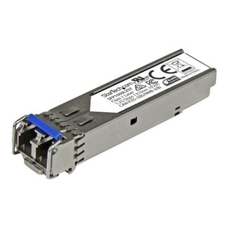 StarTech.com MSA Uncoded Compatible SFP Module, 1000BASE-LX, 1GbE Single Mode (SMF) Fiber Optic Transceiver, 1GE Gigabit
