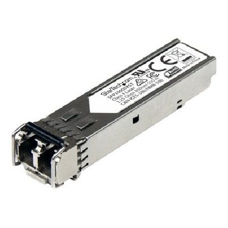 StarTech.com MSA Uncoded Compatible SFP Module, 1000BASE-SX, 1GbE Multi Mode (MMF) Fiber Optic Transceiver, 1GE Gigabit